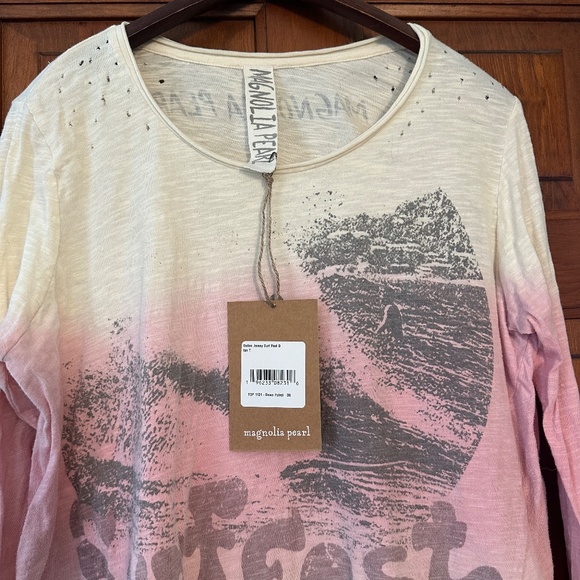 NWT Magnolia Pearl Surf Fest Dylan Tee in Dawn Patrol OS - Picture 7 of 10